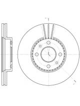 REMSA 6227.10 Тормозной диск передний