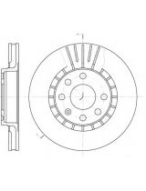REMSA 6178.10 Тормозной диск передний