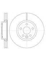 REMSA 61019.10 Тормозной диск передний