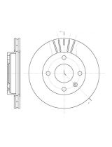 REMSA 6096.10 Тормозной диск передний