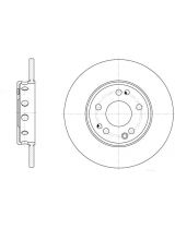 REMSA 6059.00 Тормозной диск передний