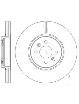 REMSA 61049.10 Тормозной диск передний
