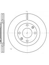 REMSA 6240.10 Тормозной диск передний