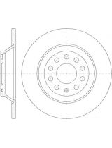 REMSA 6969.00 Тормозной диск задний