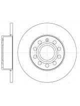 REMSA 6650.00 Тормозной диск задний