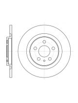 REMSA 6736.00 Тормозной диск задний