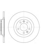 REMSA 6690.00 Тормозной диск задний
