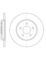 REMSA 6661.00 Тормозной диск задний