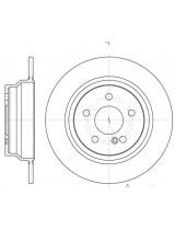 REMSA 6787.00 Тормозной диск задний