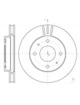 REMSA 6394.11 Тормозной диск передний