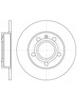 REMSA 6429.00 Тормозной диск задний