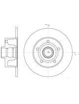 REMSA 6431.00 Тормозной диск задний