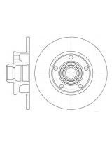 REMSA 6025.00 Тормозной диск задний