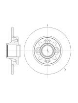 REMSA 61060.00 Тормозной диск задний