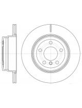 REMSA 61287.10 Тормозной диск задний