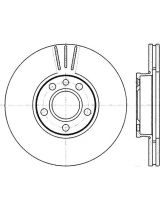 Stellox 6020-4783V-SX Тормозной диск передний