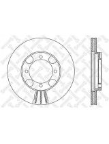 Stellox 6020-3408V-SX Тормозной диск передний