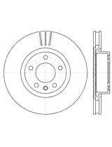 Stellox 6020-3622V-SX Тормозной диск передний