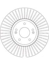 TRW DF6222 Тормозной диск передний