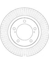 TRW DF6239S Тормозной диск передний