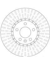 TRW DF6499S Тормозной диск передний
