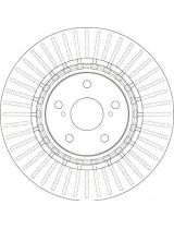 TRW DF6265 Тормозной диск передний