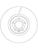 TRW DF6676S Тормозной диск передний