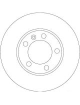 TRW DF4249S Тормозной диск передний