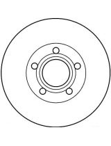 TRW DF4238 Тормозной диск передний