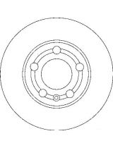 TRW DF4253 Тормозной диск передний