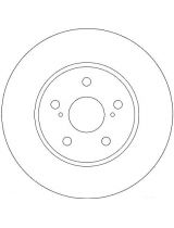 TRW DF4204 Тормозной диск передний