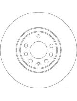 TRW DF4246 Тормозной диск передний