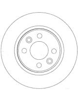 TRW DF1013 Тормозной диск передний