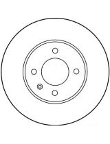 TRW DF1533 Тормозной диск передний