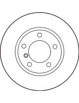 TRW DF1538 Тормозной диск передний
