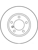 TRW DF1537 Тормозной диск передний