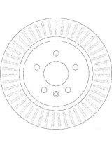 TRW DF6371 Тормозной диск задний