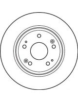 TRW DF4982 Тормозной диск задний
