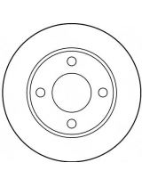 TRW DF1526 Тормозной диск задний
