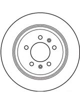 TRW DF2582 Тормозной диск задний