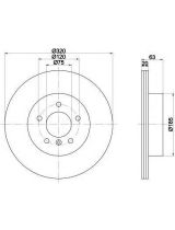 Textar 92122703 Тормозной диск задний