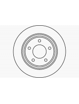 Textar 92130600 Тормозной диск задний