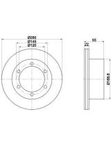 Textar 92089803 Тормозной диск задний