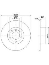 Textar 92133103 Тормозной диск задний