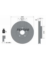 Textar 92174303 Тормозной диск передний
