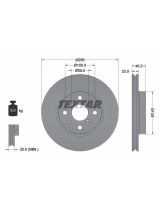 Textar 92164203 Тормозной диск передний