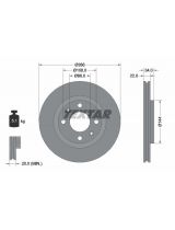 Textar 92111503 Тормозной диск передний
