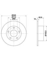 Textar 92057503 Тормозной диск