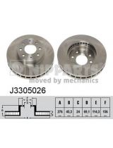 NIPPARTS J3305026 Тормозной диск передний