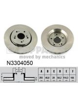 NIPPARTS N3304050 Тормозной диск передний